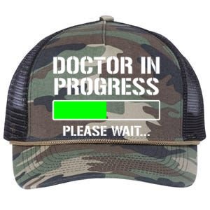 Doctor In Progress Funny Med School Student Great Gift Retro Rope Trucker Hat Cap