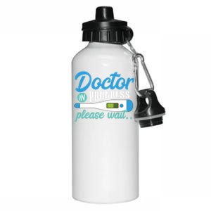 Doctor In Progress Gift Aluminum Water Bottle