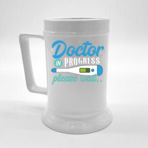 Doctor In Progress Gift Beer Stein