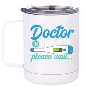 Doctor In Progress Gift 12 oz Stainless Steel Tumbler Cup