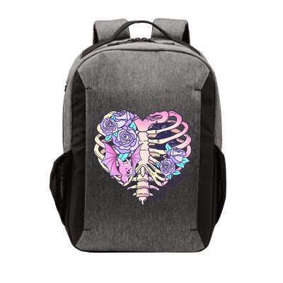 Dead Inside Pink Skeleton Chest Crow Heart Roses Halloween Gift Vector Backpack