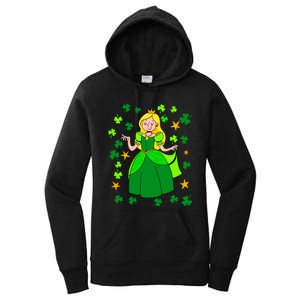 Dancing Irish Princess St Patricks Day Girl Women's Pullover Hoodie