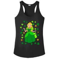 Dancing Irish Princess St Patricks Day Girl Ladies PosiCharge Competitor Racerback Tank