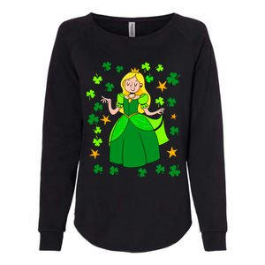 Dancing Irish Princess St Patricks Day Girl Womens California Wash Sweatshirt