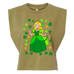 Dancing Irish Princess St Patricks Day Girl Garment-Dyed Women's Muscle Tee