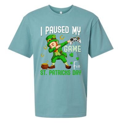 Dabbing I Paused My Game For St Patricks Day Sueded Cloud Jersey T-Shirt