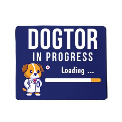 Dogtor In Progress Future Dog Doctor Vet Student Funny Vet Future Vet Mousepad