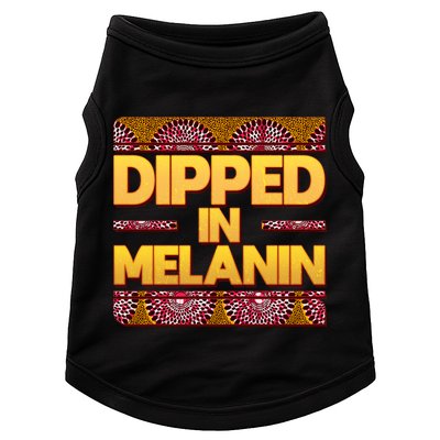 Dipped In Melanin Doggie Tank