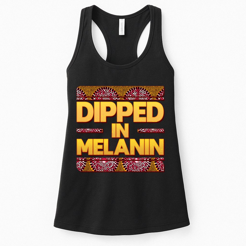 Dipped In Melanin Womens Tank Top