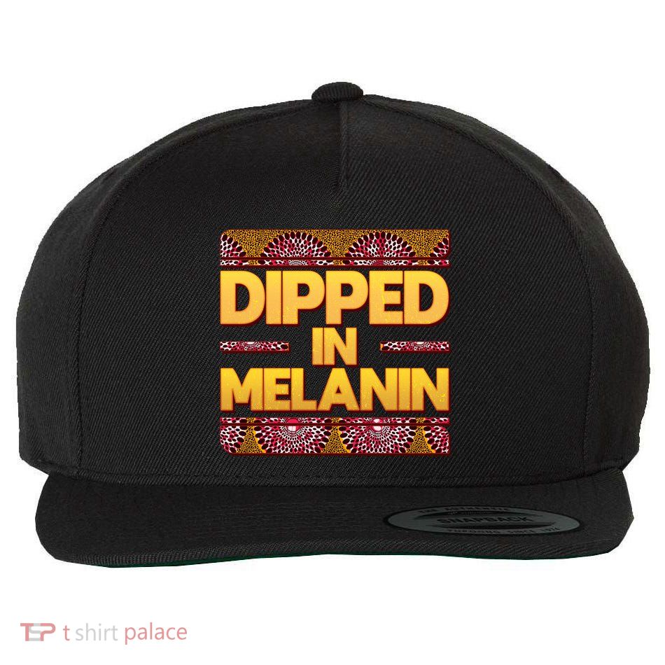 Dipped In Melanin Wool Snapback Cap