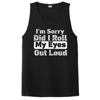 Did I roll my eyes out loud Funny sarcastic Quotes PosiCharge Competitor Tank