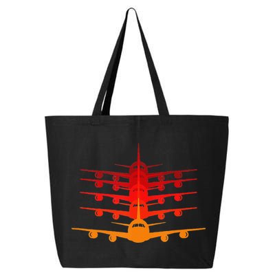 Distressed ID Rather Be Flying Funny Airplane Pilot 25L Jumbo Tote