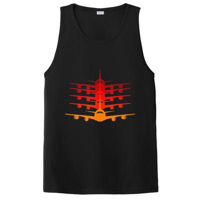 Distressed ID Rather Be Flying Funny Airplane Pilot PosiCharge Competitor Tank