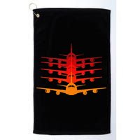 Distressed ID Rather Be Flying Funny Airplane Pilot Golf Towel