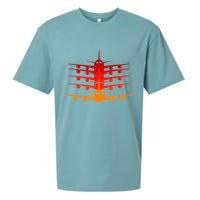 Distressed ID Rather Be Flying Funny Airplane Pilot Sueded Cloud Jersey T-Shirt