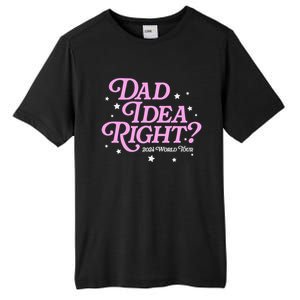 Dad Idea Right 2024 Funny FatherS Day Gift Tall Fusion ChromaSoft Performance T-Shirt