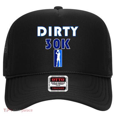 Dirk 30K Dirty 30 Basketball 30000 Points pts High Crown Mesh Back Trucker Hat