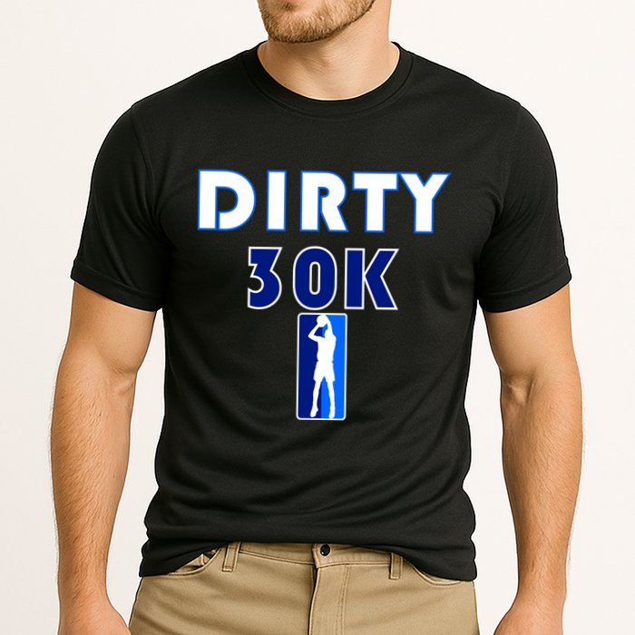 Dirk 30K Dirty 30 Basketball 30000 Points pts Cooling Performance Crew T-Shirt