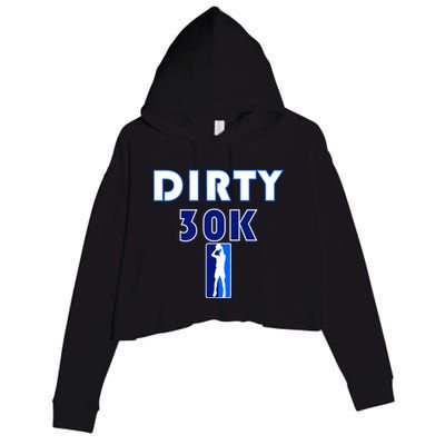 Dirk 30K Dirty 30 Basketball 30000 Points pts Crop Fleece Hoodie