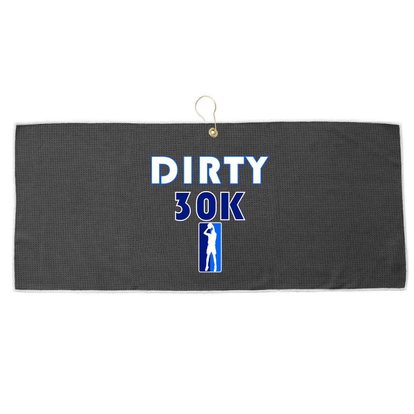Dirk 30K Dirty 30 Basketball 30000 Points pts Large Microfiber Waffle Golf Towel