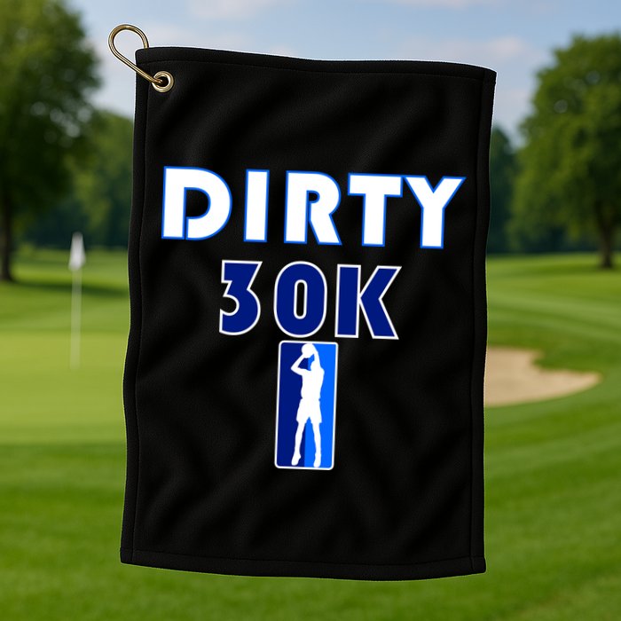 Dirk 30K Dirty 30 Basketball 30000 Points pts Golf Towel
