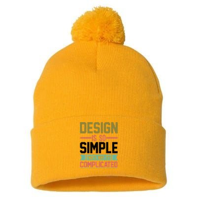 Design Is So Simple That S Why It's Complicated Pom Pom 12in Knit Beanie