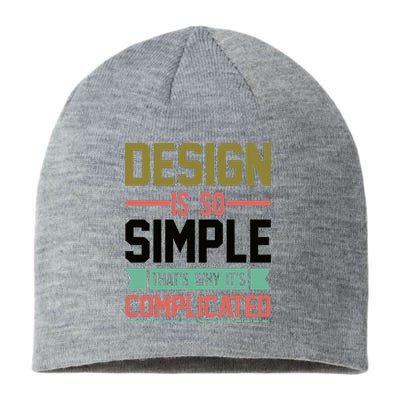 Design Is So Simple That S Why It's Complicated Sustainable Beanie