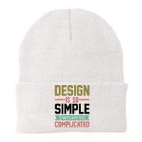 Design Is So Simple That S Why It's Complicated Knit Cap Winter Beanie