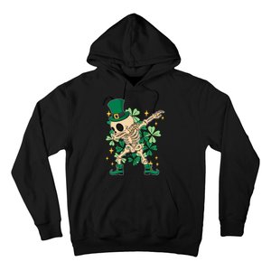 Dabbing Irish Skeleton Clover St Patricks Day Hoodie