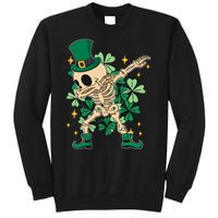 Dabbing Irish Skeleton Clover St Patricks Day Sweatshirt