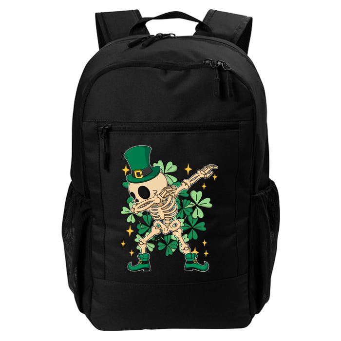 Dabbing Irish Skeleton Clover St Patricks Day Backpack