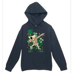 Dabbing Irish Skeleton Clover St Patricks Day Urban Pullover Hoodie