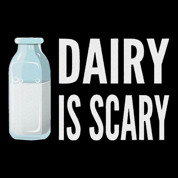 Dairy Is Scary Vegan 16 in Basic Backpack