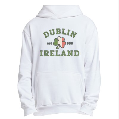 Dublin Ireland Saint Patricks Day Green Shamrock Gifts Hoodie Urban Pullover Hoodie