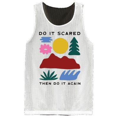 Do It Scared Mesh Reversible Basketball Jersey Tank