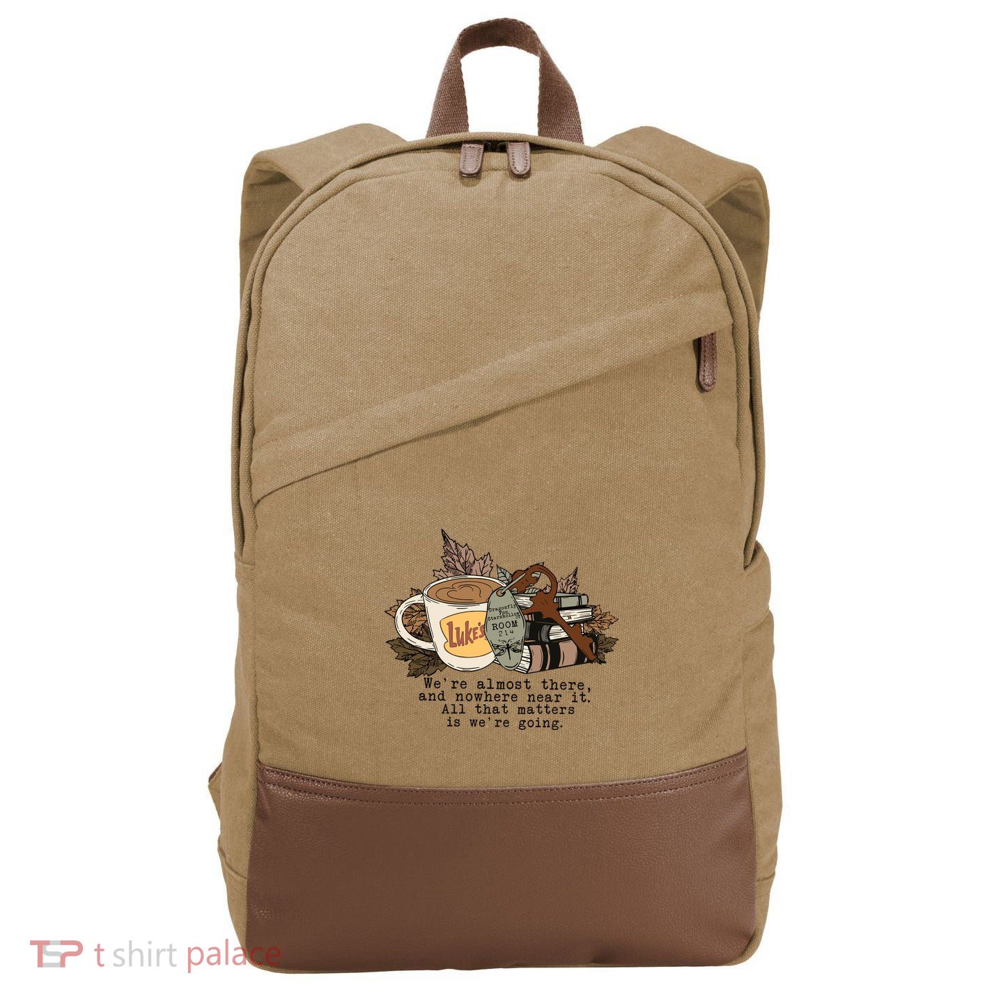 Dragonfly Inn Stars Hollow Cotton Canvas Backpack
