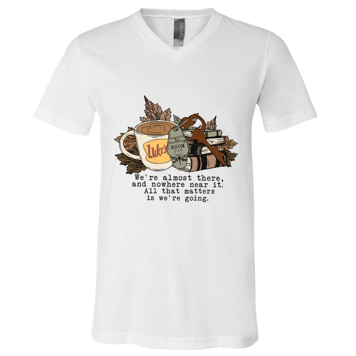 Dragonfly Inn Stars Hollow V-Neck T-Shirt