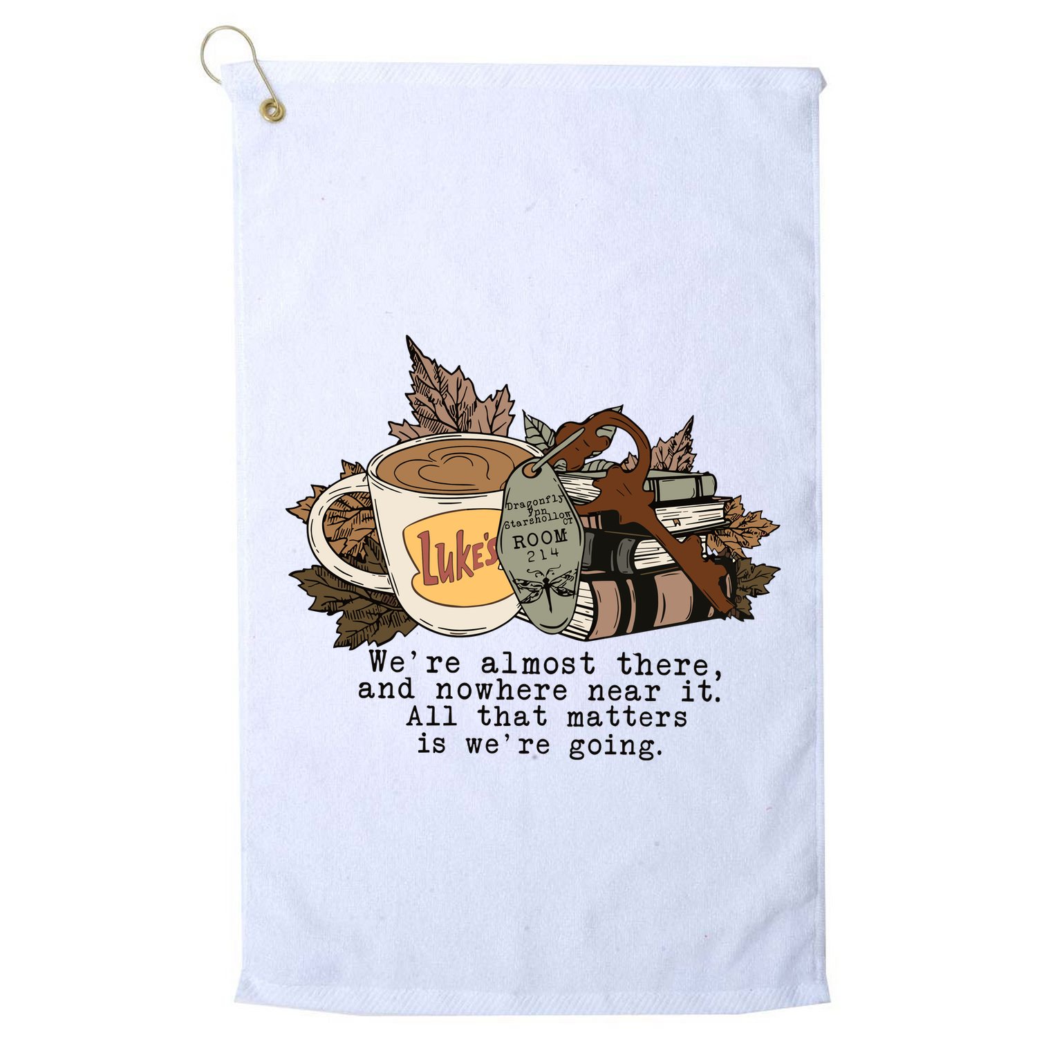 Dragonfly Inn Stars Hollow Golf Towel