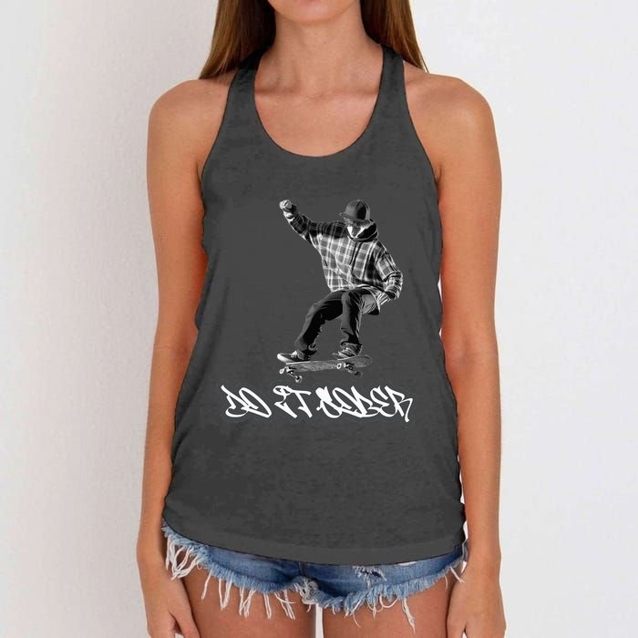 Do It Sober Aa & Na Sayings Gifts Women's Knotted Racerback Tank