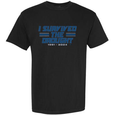 Detroit I Survived The Drought Garment-Dyed Heavyweight T-Shirt