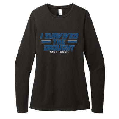 Detroit I Survived The Drought Womens CVC Long Sleeve Shirt