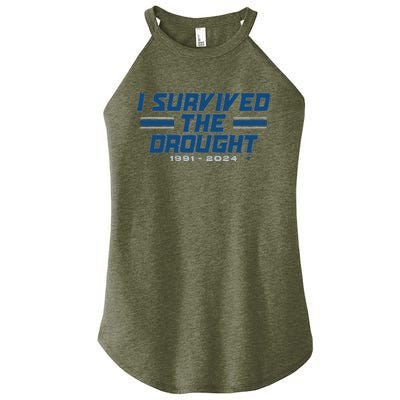 Detroit I Survived The Drought Women's Perfect Tri Rocker Tank