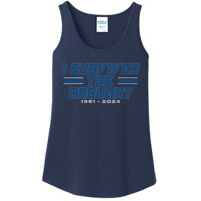 Detroit I Survived The Drought Ladies Essential Tank