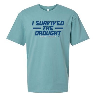 Detroit I Survived The Drought Sueded Cloud Jersey T-Shirt