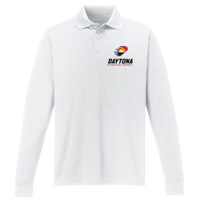 Daytona International Speedway Performance Long Sleeve Polo