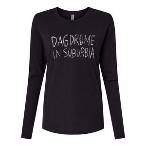 Dagdrome In Suburbia Womens Cotton Relaxed Long Sleeve T-Shirt