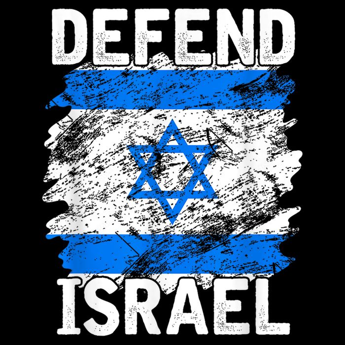 Defend Israel Support Israel I Stand With Israel Israel Flag Cooling Performance Crew T-Shirt