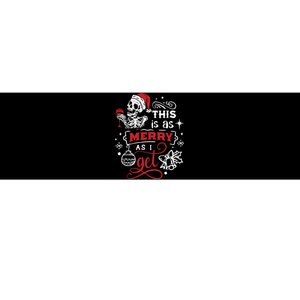 Dead Inside Skeleton Christmas Dancing Skeleton Christmas Bumper Sticker