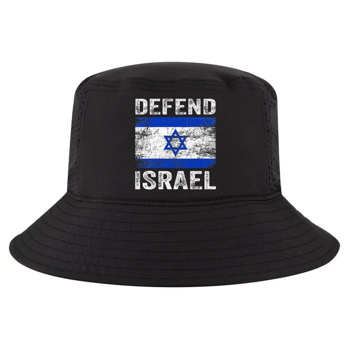 Defend Israel Support Israel I Stand With Israel Israel Flag Cool Comfort Performance Bucket Hat