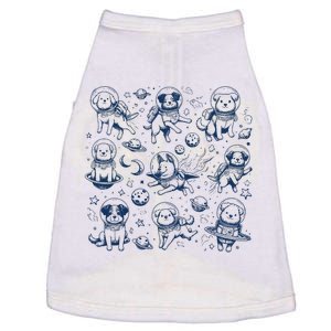 Dogs In Space Retro Dog Moon 90s Doggie Tank